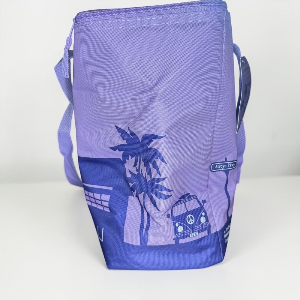Trader Joe's Large Reusable Insulated Shopping Bag Lavender Purple 8 Gallon NEW - Picture 6 of 6